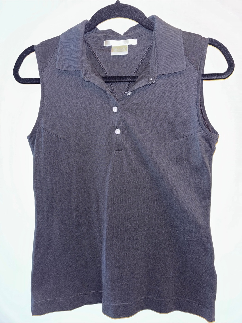 Nike Sleeveless Polo Tank Top - Black